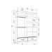 Wardrobe FLORENCE 150