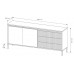 Chest of drawer SENSO 2D3S 187 Chest of drawer SENSO 2D3S 187
